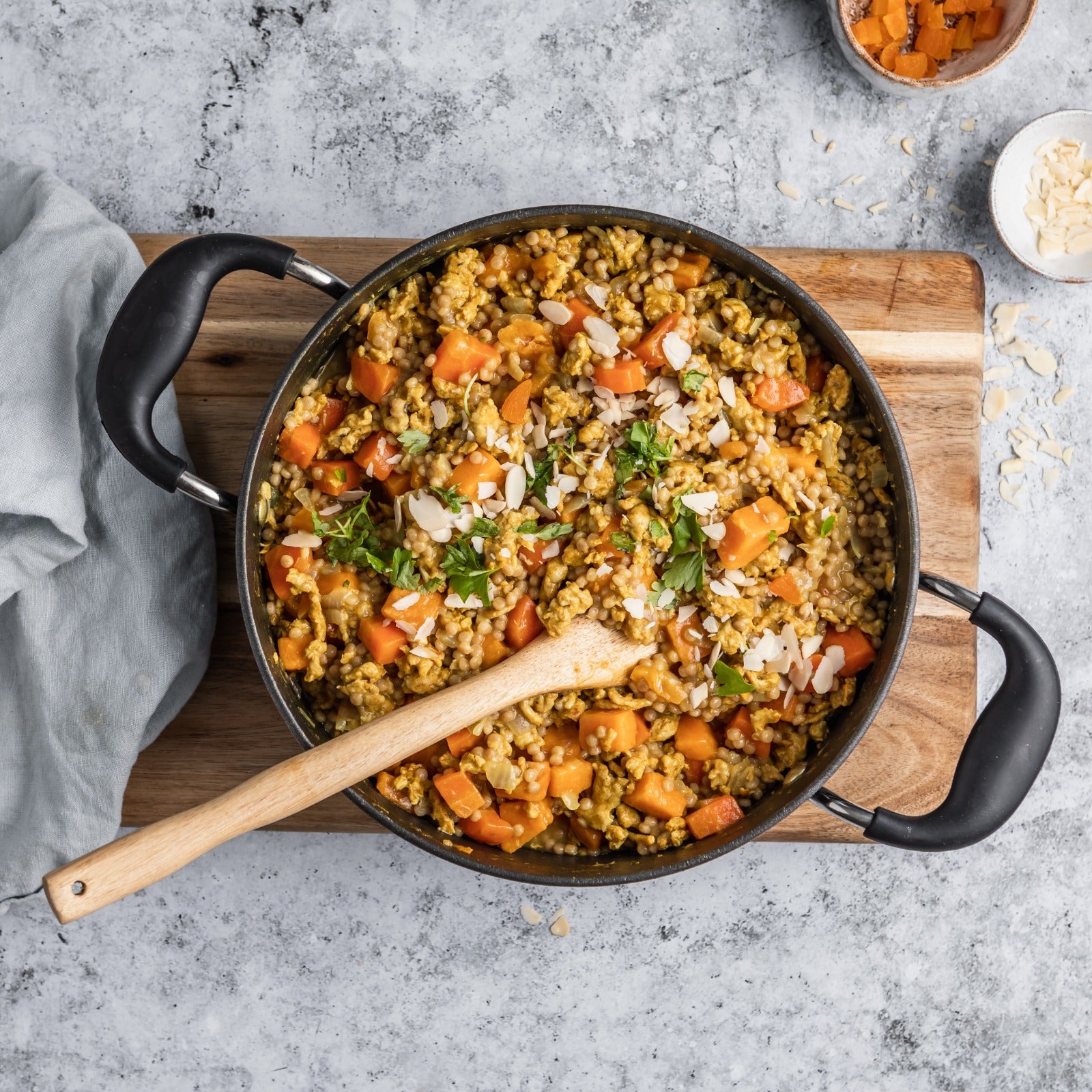 Chicken Stew with Giant Couscous, Apricots and Almonds – GreggWallace ...