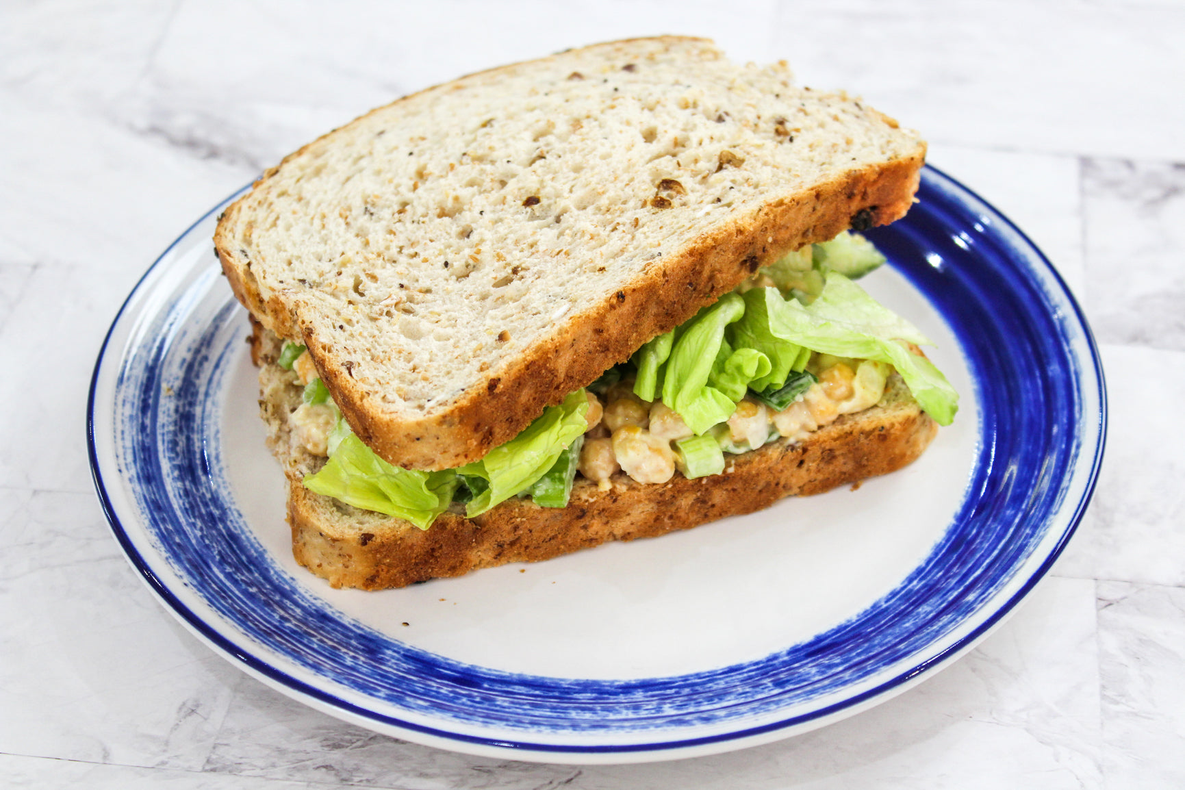 Chickpea Salad Sandwich GreggWallace.Health