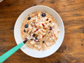 Apple pecan and cinnamon overnight oats