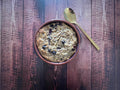 Seeds, Apple and Blueberry Baked Oats