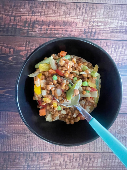 Lentil and vegetable curry  Dinner