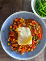Spanish-Style Cod with Chorizo & Chickpeas
