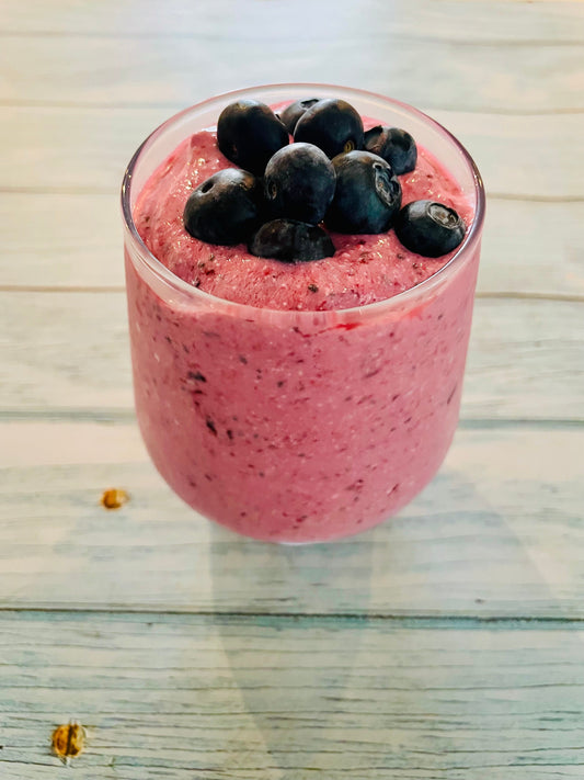 Berry and Cottage Cheese Smoothie