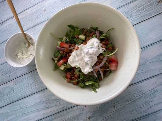 Lentil Tzatziki Bowl