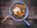 Vegetable, Egg and Rice Bowl