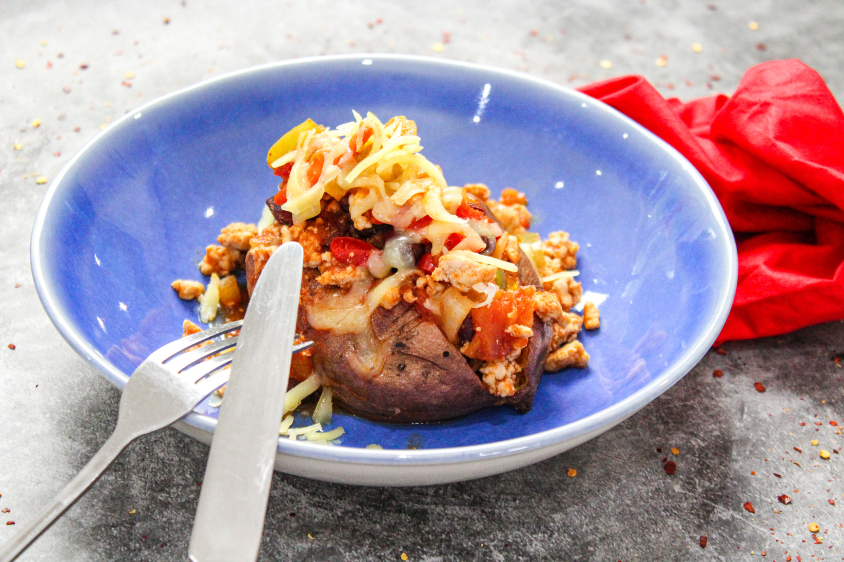 Turkey Chilli Sweet Potato Jackets GreggWallace.Health